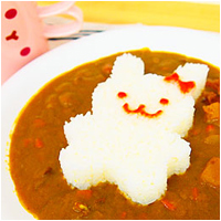 定番うさぎカレー